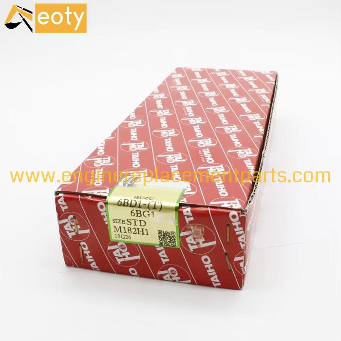 Genuine Taiho M182 M182h Main Bearing Set Std Zax200 4bg1 6bg1 6bd1 Crankshaft Bearing For Excavator Diesel Engine Japan Made