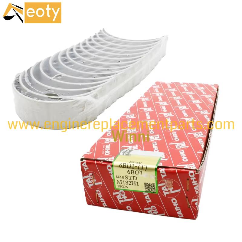 Genuine Taiho M182 Main Bearing Set Std 6bg1 For Excavator Diesel Engine