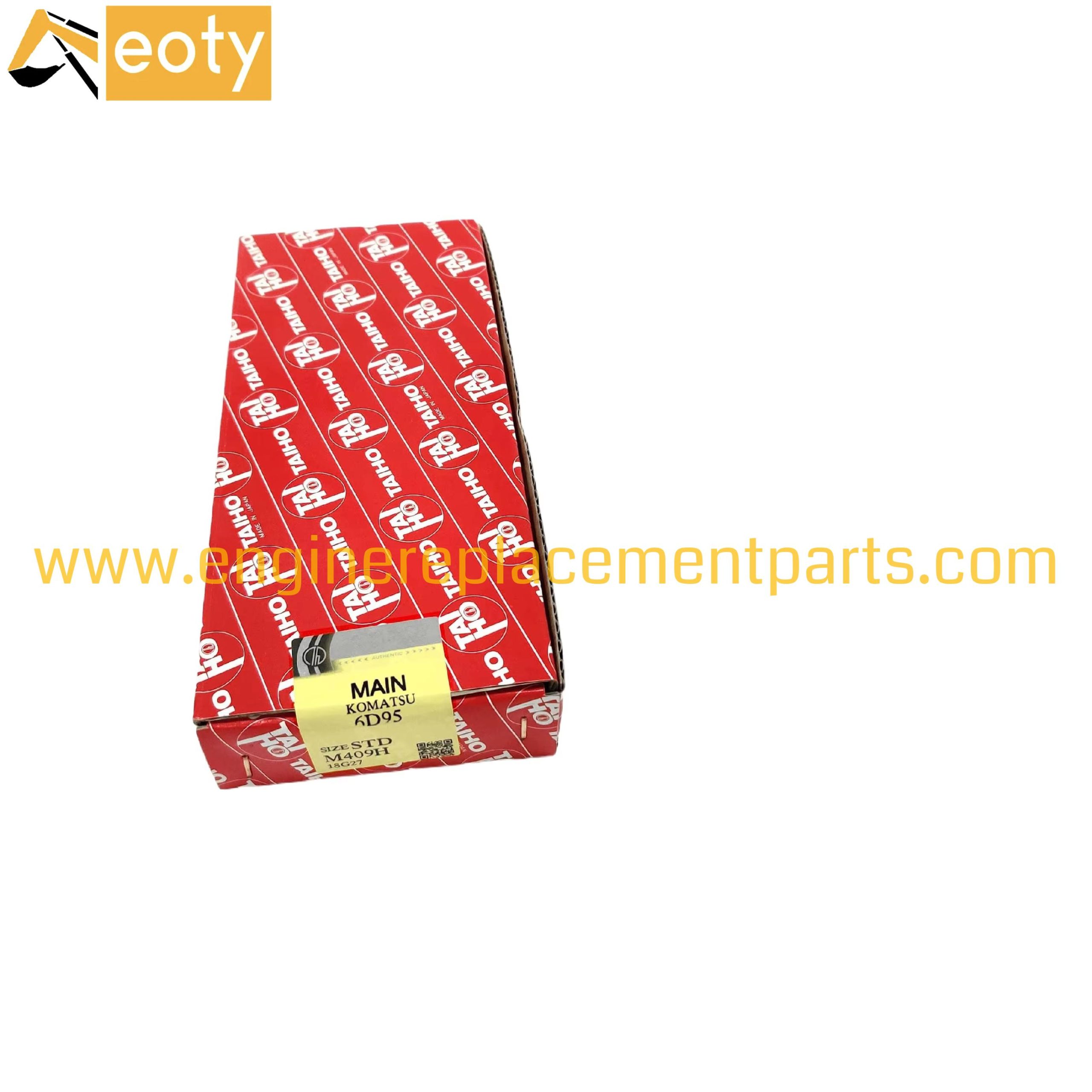 Genuine Taiho Main Bearing M409h Std 0.25 0.5 Crankshaft Bearing 6d95 Made In Japan