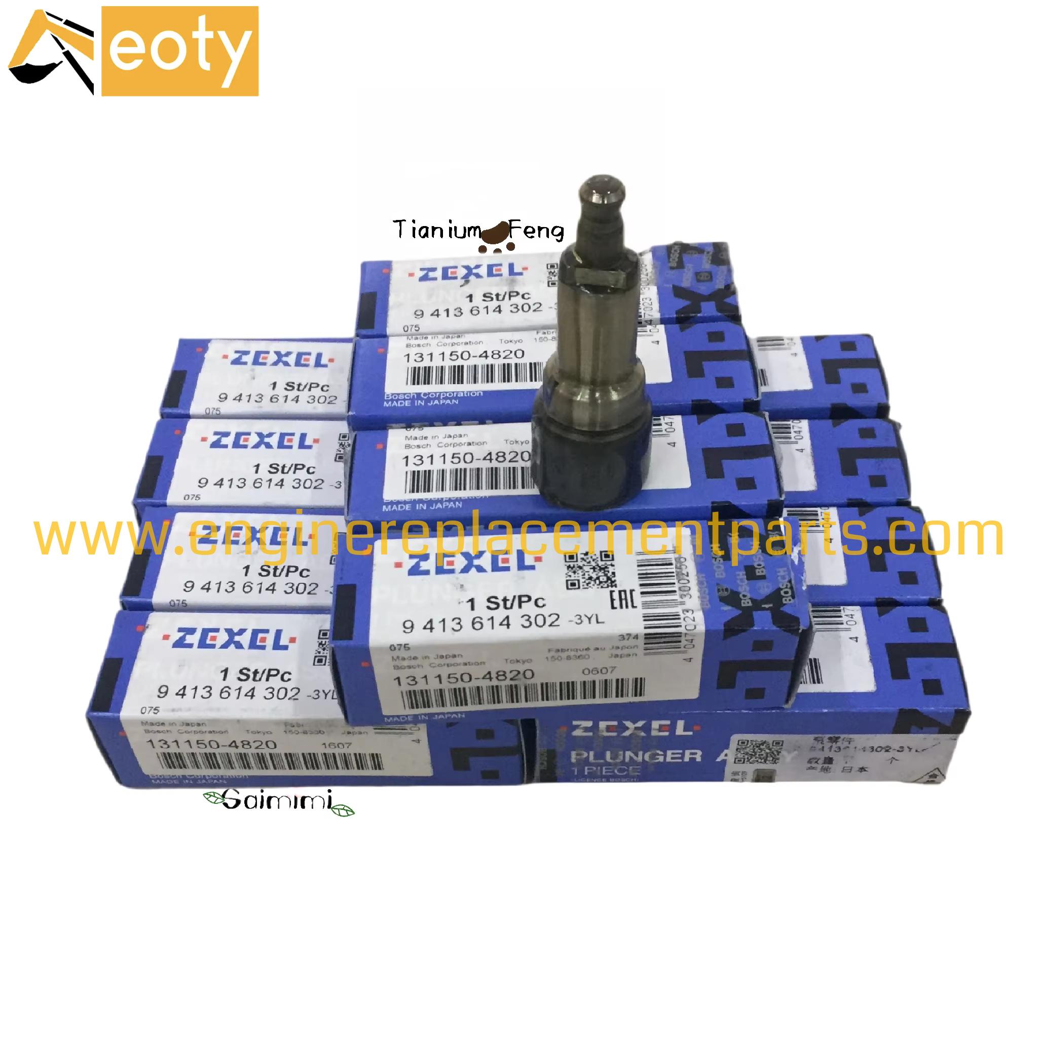 Genuine Zexel A836 Plunger 9 413 614 302 Injection Plunger Barrel 131150-4820/1311504820