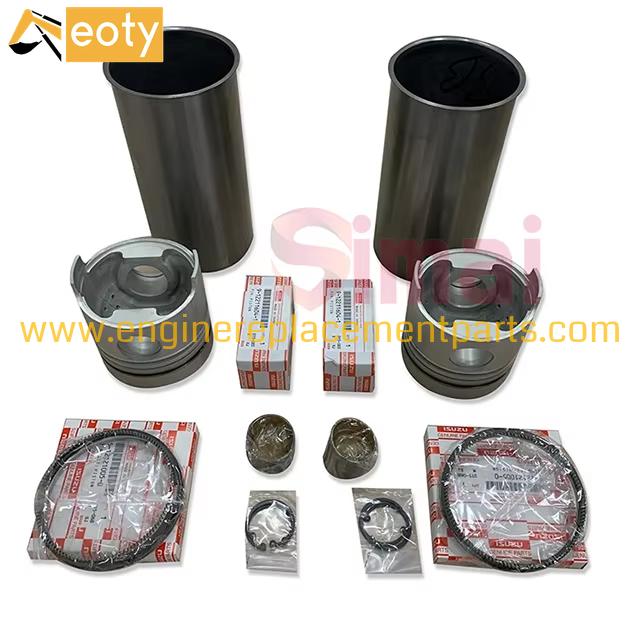 ISUZU Engine Piston Liner Kit for 4HK1, 6WG1 – DH100, G200 Cylinder Liner Set