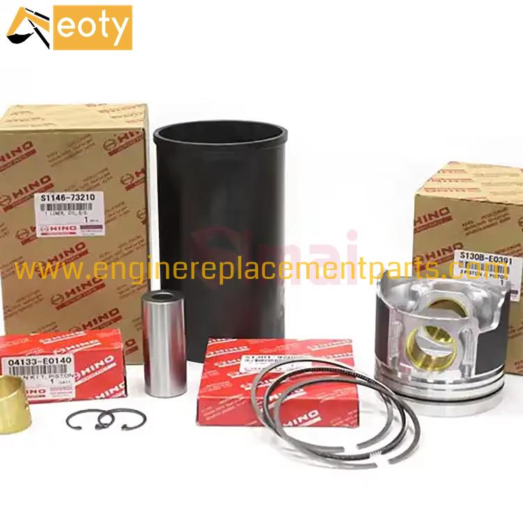 Hino Engine Piston Liner Kit | EK100 EM100 EP100 | Cylinder Liner & Piston Set