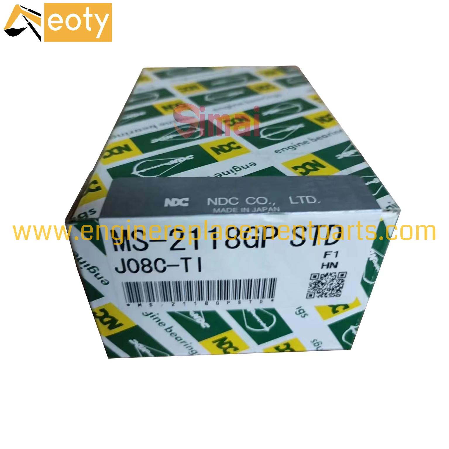 J05c J08c H07d Crankshaft Main Bearing Ms-2118gp Std Con Rod Bearing Mp224 Rp226 Std 0.5 0.75