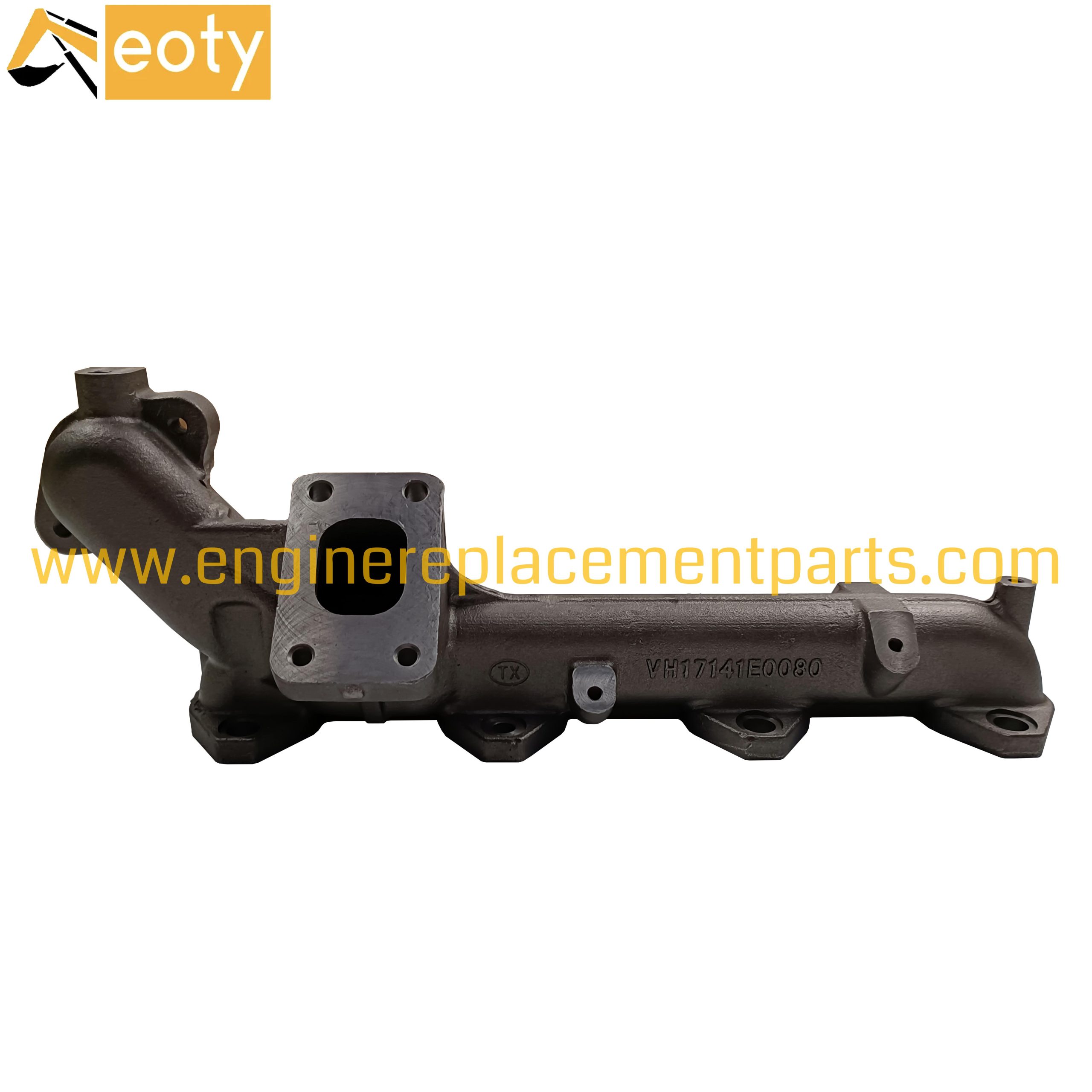 J05e Sk200-8 Exhaust Manifold Vh17141-e0080 S17141-e0080 For Hino Machinery Engine Parts