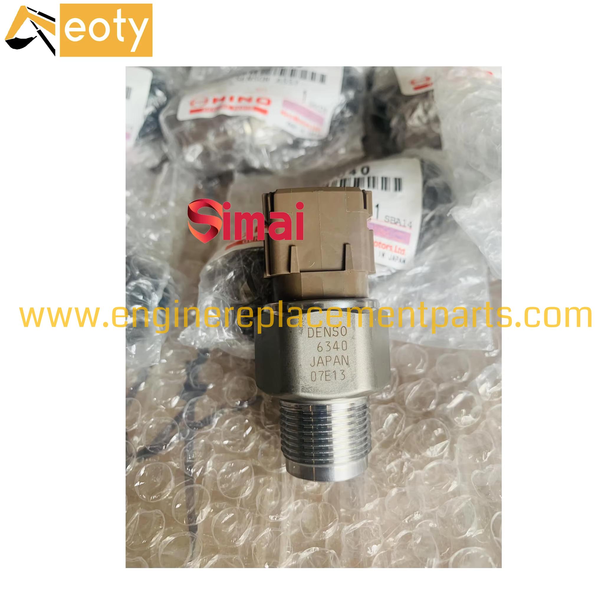 J08e 89458-e0040 499000-6340 Common Rail Pressure Sensor For Hino J08e 700 500 E13c