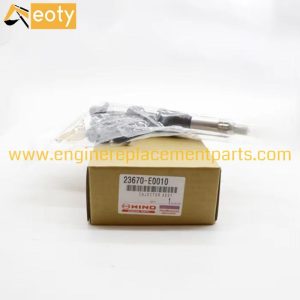 Hino J08E Engine Fuel Injector 23670-E0010 / 0095000-6593 Common Rail Nozzle