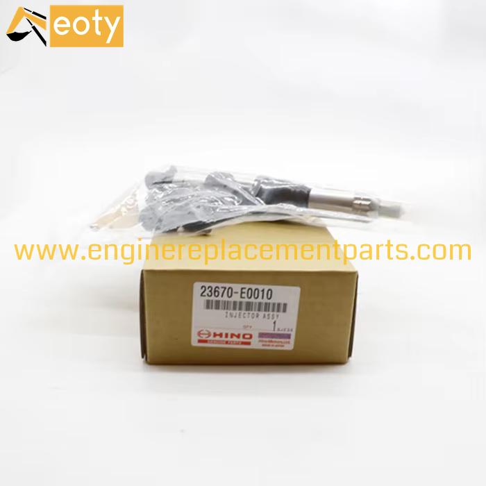 J08e Fuel Injector 23670-e0010 Common Rail Injection Nozzle 0095000-6593 For Hino