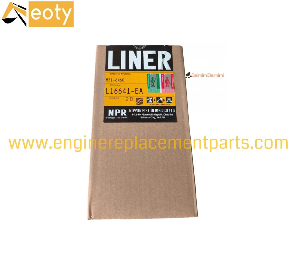 Genuine L16641 Cylinder Liner Sleeve for 6M60 Diesel Engine | Made in Japan