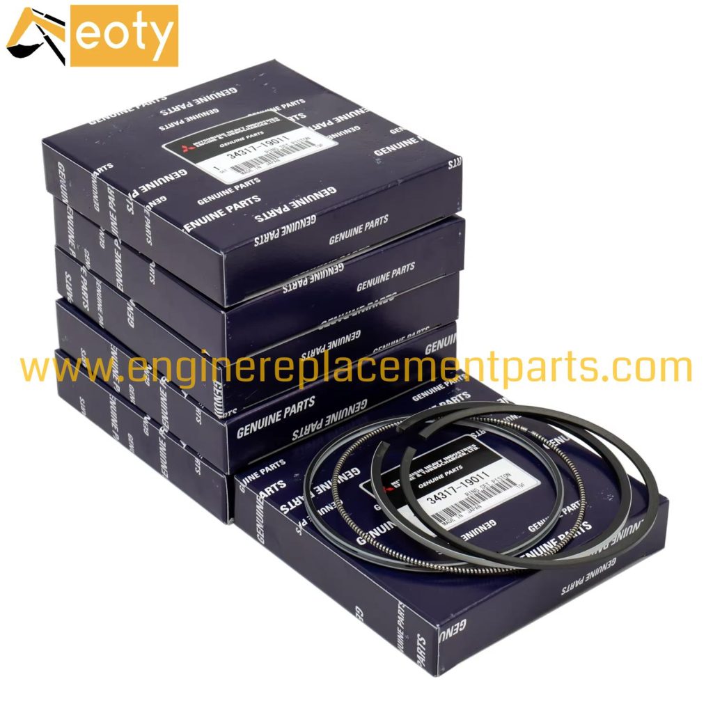 Genuine ME997240 Piston Ring Set for Mitsubishi 4D34-T, 6D34, 6D34-T 3.9L Engines
