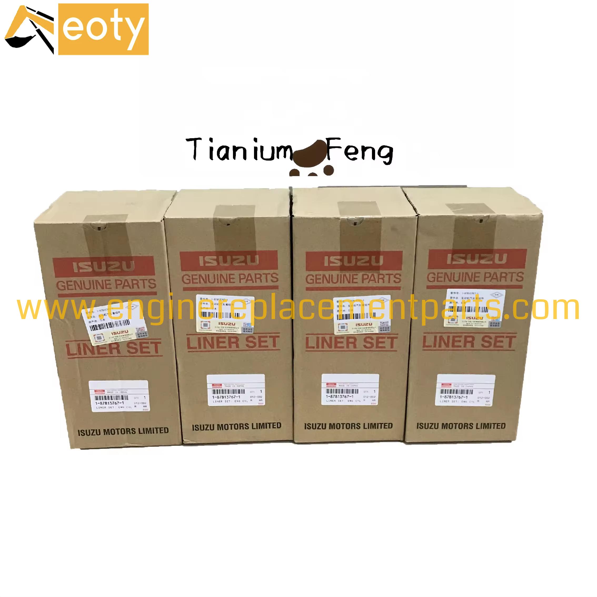 Original 4hk1/6hk1 Liner Kit For Isuzu Piston Liner Ring Kit 1878137671/1-87813767-1/1878137661 Made In Japan