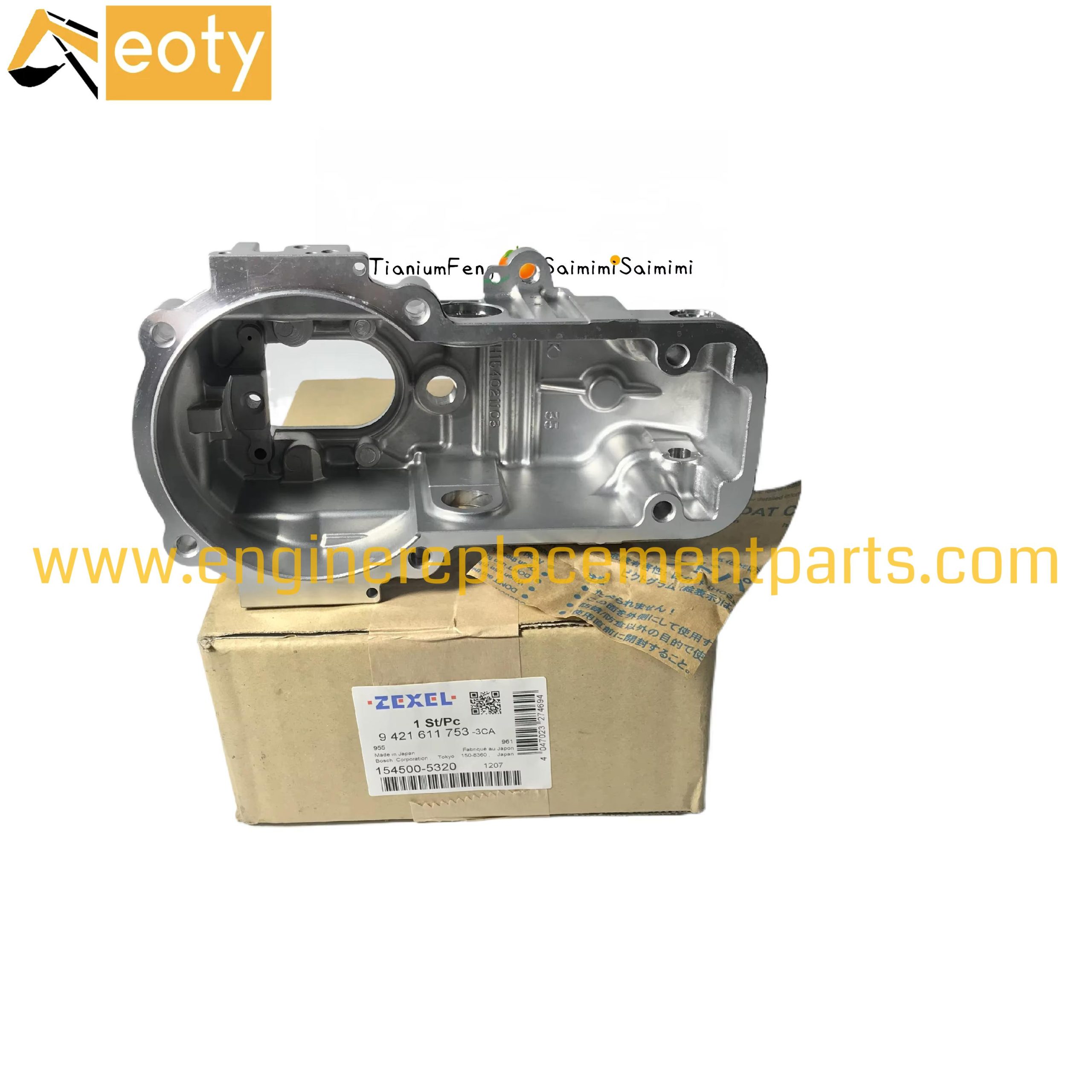 Original Controller Shell For Construction Excavator Diesel Engine 154500-5320 9 421 611 753 Oil Pump Housing