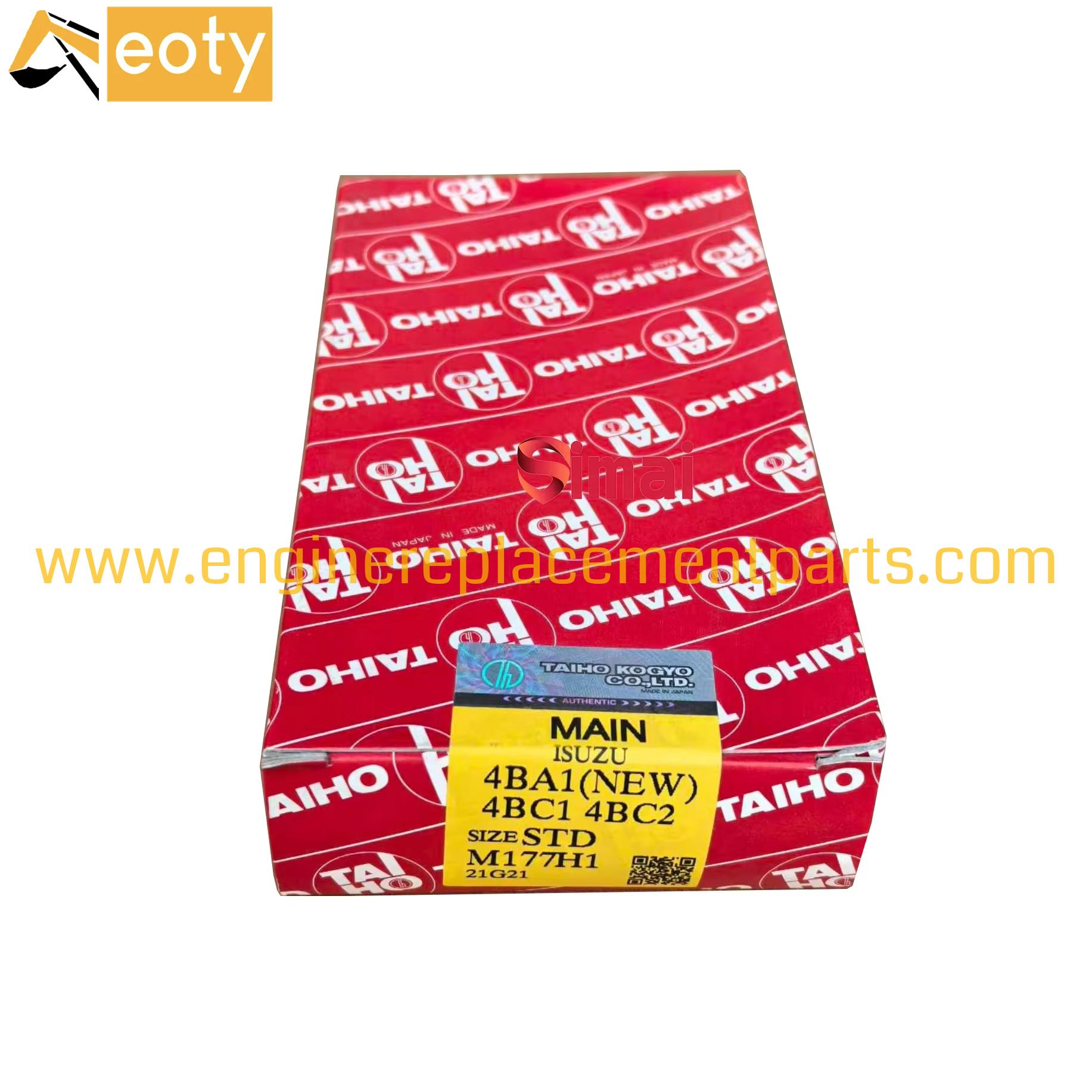 Original Japan Taiho Main Bearing 4bc1 4ba1 4bc2 M177h1 For Isuzu Engine