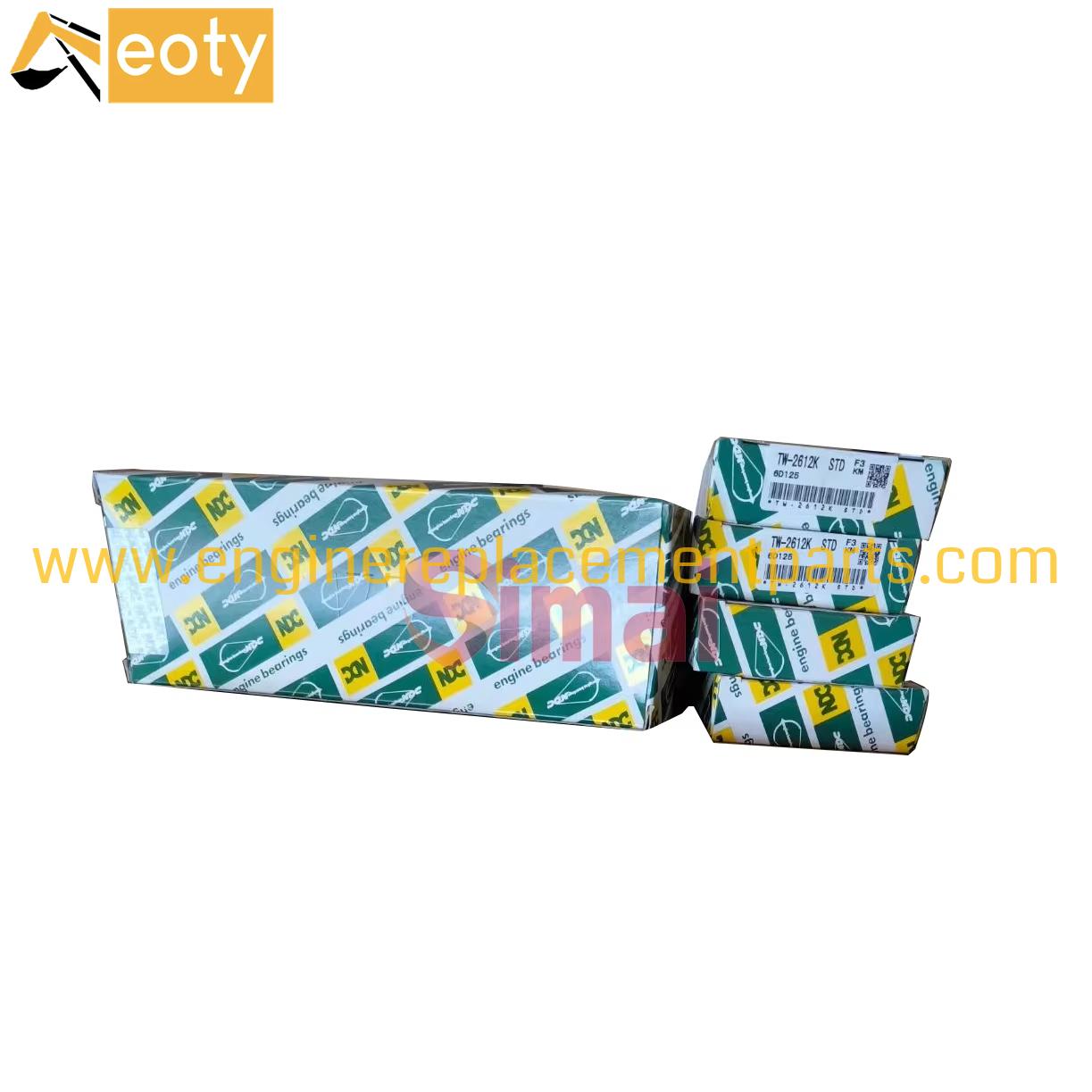 S6d125 6d125 Crankshaft Main Bearing 6150-21-8010 Con Rod Tw-2612k Std