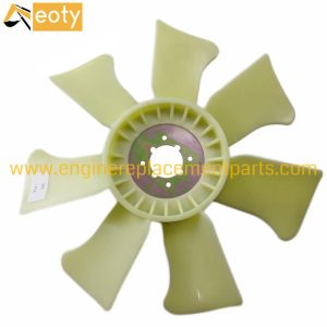 S6S Engine Fan Blade 7 Leaves 4 Holes 32B48-00100/00101 for Mitsubishi Diesel