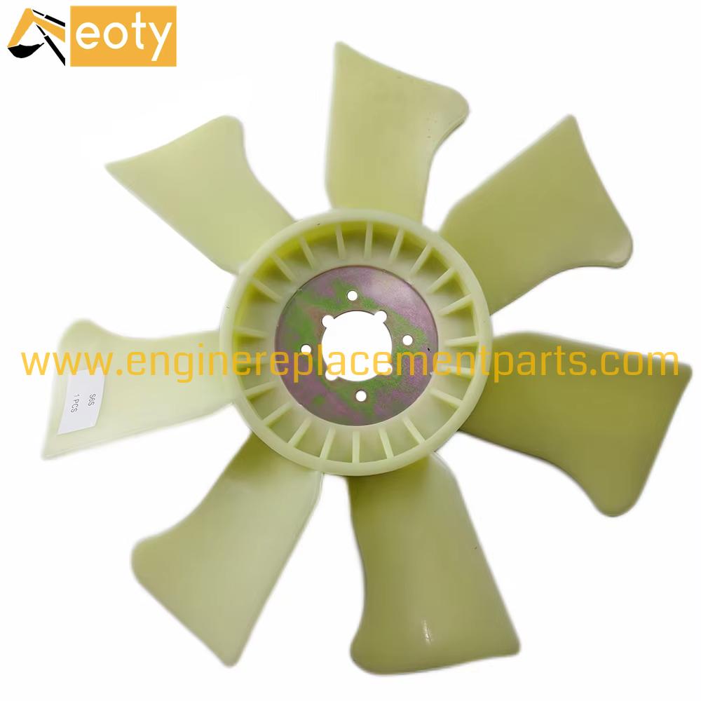 S6S Engine Fan Blade 7 Leaves 4 Holes 32B48-00100/00101 for Mitsubishi Diesel