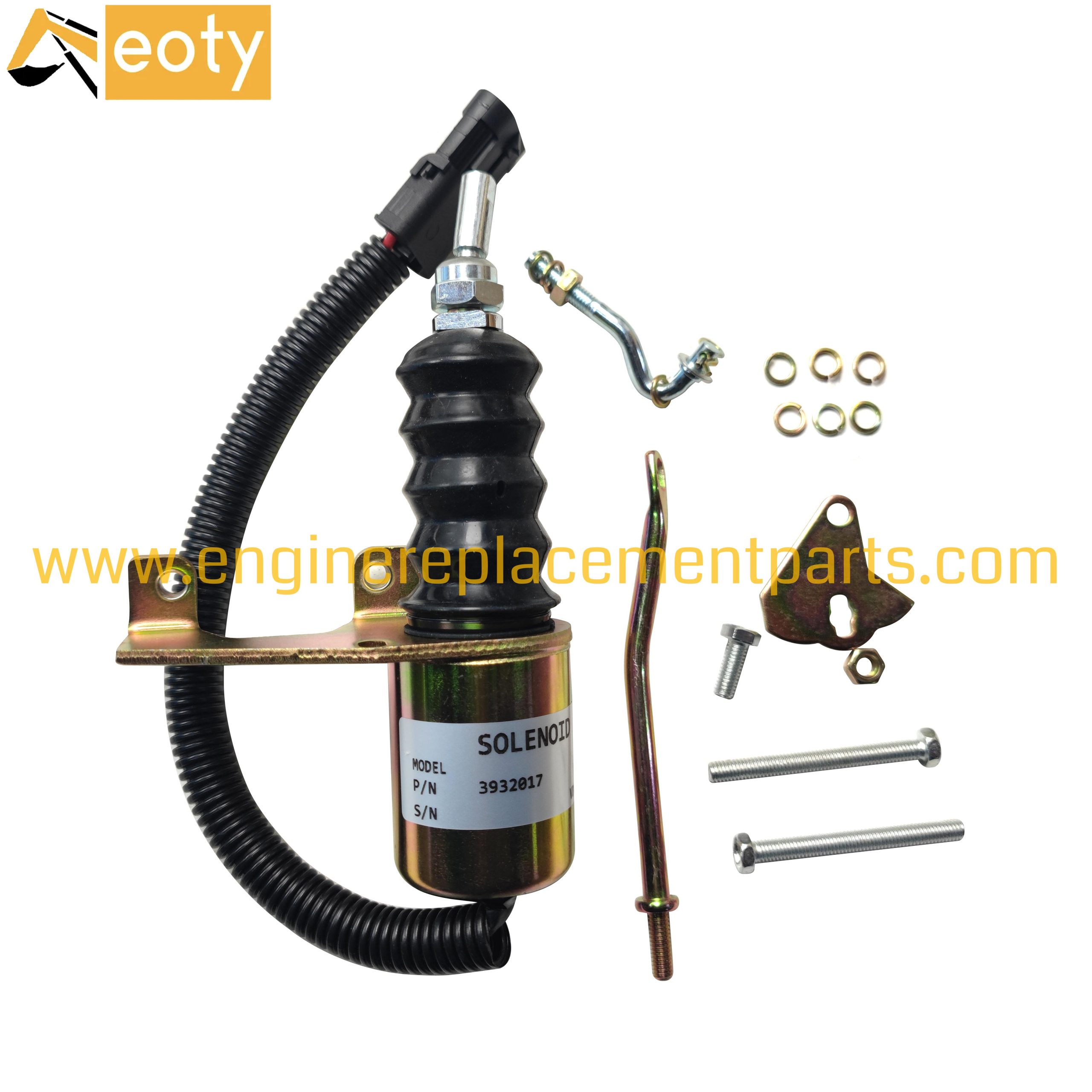 Sa-3742-12 12v Solenoid Valve 3930017 For Engine Parts Hdparts Brand 6 Month Warranty