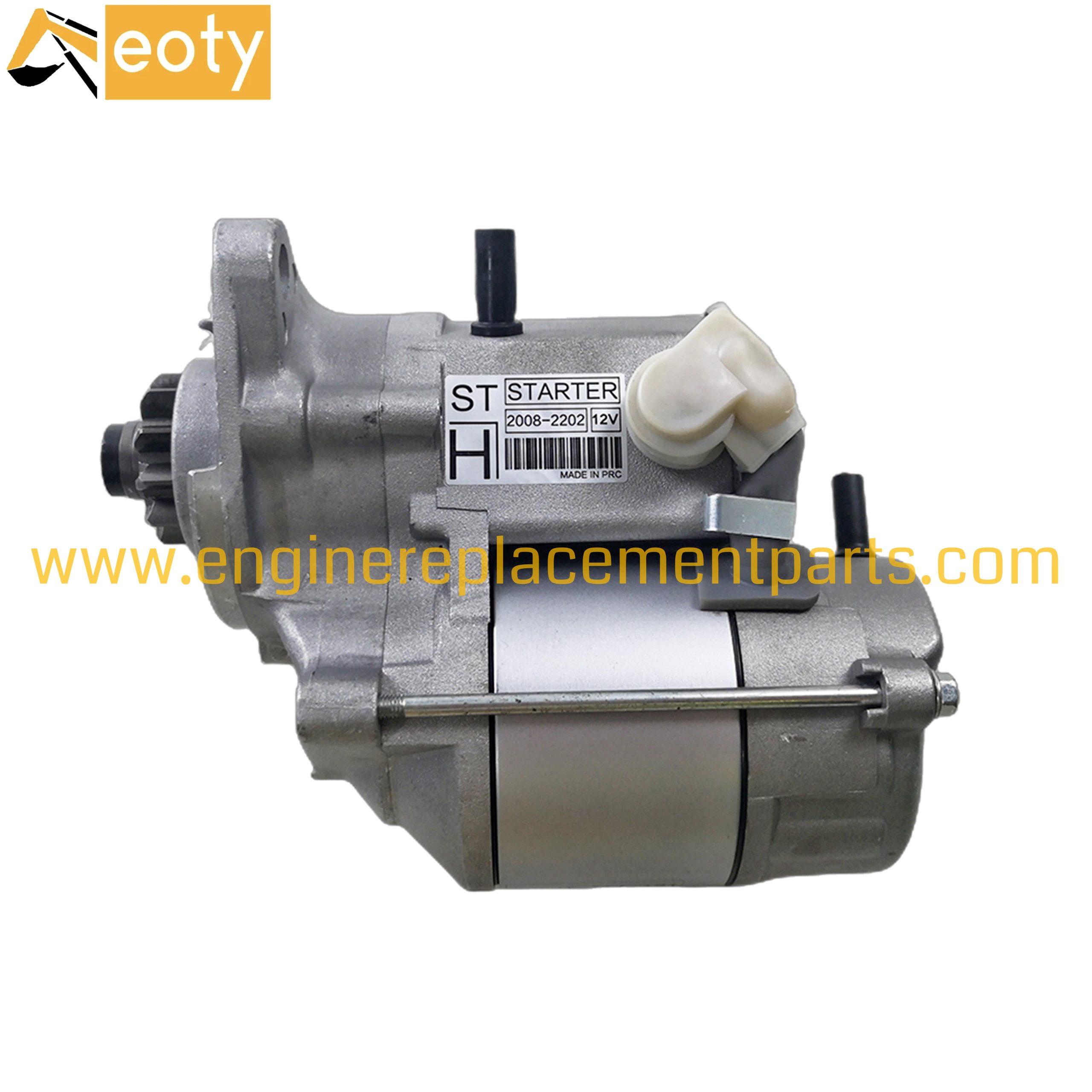 V1903 Starter Motor 12v 11t 1.4kw 17298-63010 15621-63010 For Kubota Diesel Engine Parts