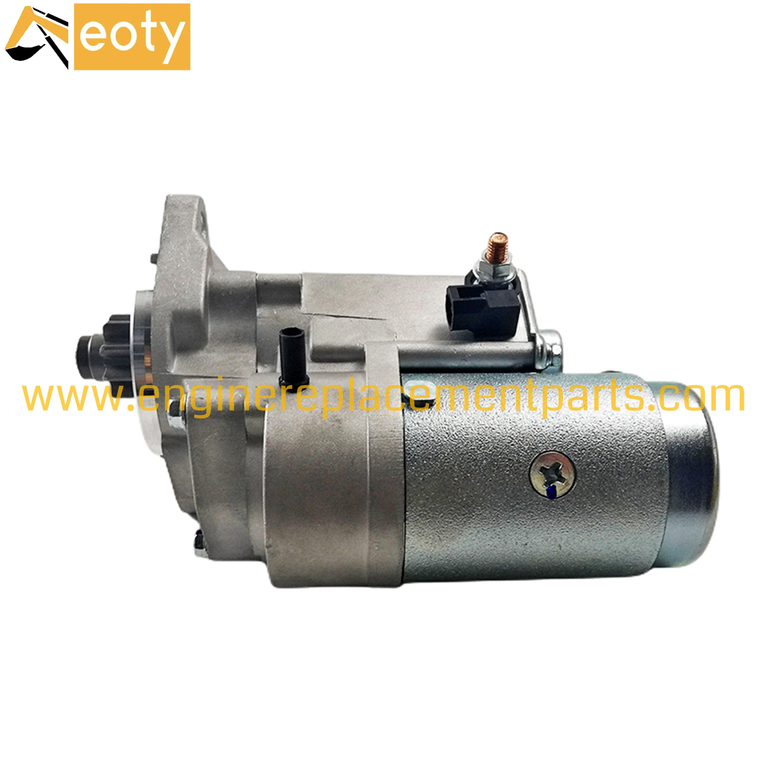 V3800 Pc56-7 Qdj1501a Starter Motor 12v 9t 2.0kw For Kubota Machinery Engine Parts