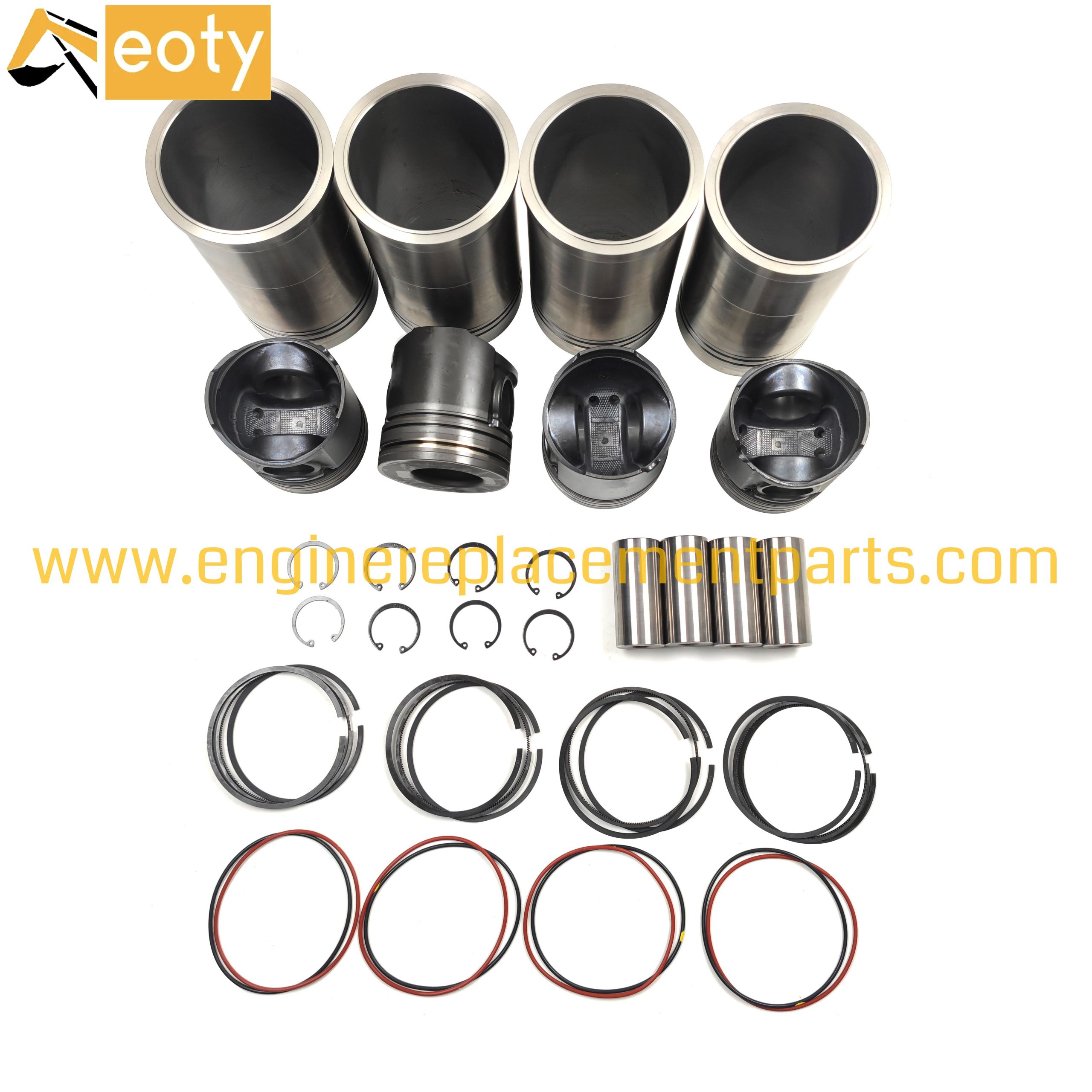 Yc4a120z-t20 Cylinder Liner Kit Suitable For China Engine Repair Parts